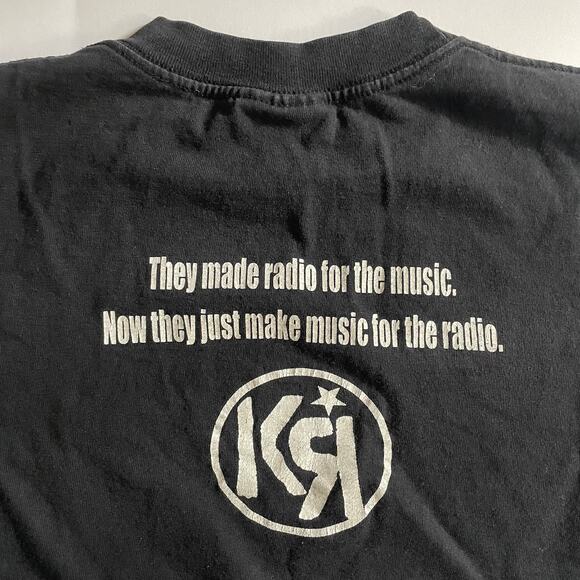 Y2K Killradio California Punk Rock Band Double Sided Logo Graphic T-shirt - Picture 4 of 6